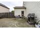 Enclosed backyard space featuring a grill and side yard access at 16126 Etna Green, Westfield, IN 46074