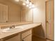 Well-lit bathroom vanity with a large mirror and ample counter space at 16126 Etna Green, Westfield, IN 46074