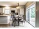 Well lit kitchen featuring a table for four and sliding doors to the outside at 16126 Etna Green, Westfield, IN 46074