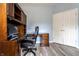 Bright office with built-in shelving, desk space, and plenty of natural light at 16126 Etna Green, Westfield, IN 46074