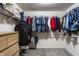 Spacious walk-in closet featuring ample hanging space and shelving for organized storage at 16126 Etna Green, Westfield, IN 46074