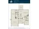 Detailed first floor layout featuring a 2-car garage, kitchen, gathering room, and patio at 18967 Seaforth Way, Westfield, IN 46074