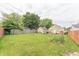 Expansive backyard featuring a lush lawn, mature trees, and space for gardening, ideal for outdoor enjoyment at 1913 Pennsylvania St, Columbus, IN 47201