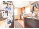 Functional kitchen showcasing wooden cabinetry, stainless steel appliances, and a practical layout for everyday use at 1913 Pennsylvania St, Columbus, IN 47201
