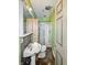Bathroom featuring a sink, toilet, vanity and shower at 2006 N Olney St, Indianapolis, IN 46218