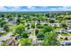 Lush residential neighborhood with mature trees, tidy streets, and diverse home styles under a clear sky at 2110 Fisher Ave, Speedway, IN 46224