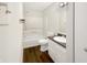 Clean bathroom with white fixtures, ample lighting, and contemporary design for a refreshing experience at 2116 Orchid Bloom Dr, Indianapolis, IN 46231