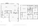 Detailed first and second floor plans showcasing the layout of the home at 220 Sawdust Trl, Greenfield, IN 46140