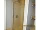 Bathroom featuring a shower with glass door and some built-in shelving at 2414 Constellation Dr, Indianapolis, IN 46229