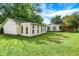 Expansive backyard showcasing the home's connection to the surrounding green space at 356 Daugherty St, Columbus, IN 47201