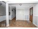 Inviting entryway with tile flooring, fresh paint, and convenient closet space, offering a warm welcome at 4023 Cedar Hills South Dr, Greenwood, IN 46143