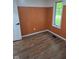 Empty room with a window and light orange walls at 4115 Tansel Rd, Indianapolis, IN 46234