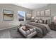 Serene main bedroom featuring a comfortable king-size bed and relaxing decor at 418 Harlan St, Indianapolis, IN 46201
