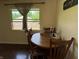 Cozy dining area with a wooden table and chairs, and a view of the backyard at 5117 Bahia Dr, Indianapolis, IN 46237