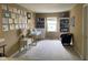 Spacious office with built in shelving and ample natural light at 5241 Waterton Lakes Dr, Indianapolis, IN 46237