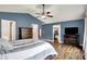 View of bedroom with access to ensuite bath and walk-in closet at 5517 Jona Way, Bargersville, IN 46106