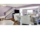 Bright living room showcases an open layout and hardwood floors at 5517 Jona Way, Bargersville, IN 46106
