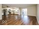 Spacious kitchen area with stainless appliances and ample countertop space, with view to the backyard deck at 6756 Wimbledon Dr, Zionsville, IN 46077