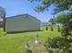 Wide backyard with mature trees and plenty of yard space at 705 S 450 E, Franklin, IN 46131