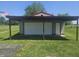 Garage with covered parking, plenty of storage and easy access to the outdoors at 705 S 450 E, Franklin, IN 46131