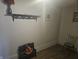 Hallway with a decorative bench and neutral paint at 705 S 450 E, Franklin, IN 46131