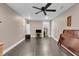 Spacious finished basement featuring neutral walls, tile flooring, and a small television area at 720 Willow Pointe North Dr, Plainfield, IN 46168