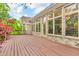 A spacious wooden deck enhances this home, and offers an outdoor experience at 720 Willow Pointe North Dr, Plainfield, IN 46168