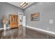 Open living room featuring hardwood floors and neutral wall color at 720 Willow Pointe North Dr, Plainfield, IN 46168