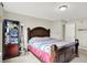 Comfortable bedroom with a well-lit interior, ample closet space, and a soothing atmosphere for rest at 7238 Moultrie Dr, Indianapolis, IN 46217