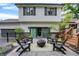 Cozy backyard patio with fire pit and chairs, perfect for outdoor gatherings at 7255 Haverhill Ct, Indianapolis, IN 46250