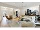 Comfortable living room with ample seating, natural light, and an open layout at 7255 Haverhill Ct, Indianapolis, IN 46250