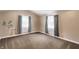 Neutral bedroom with ceiling fan, and cartoon animals at 7536 Mccord St, McCordsville, IN 46055
