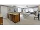 Finished basement with a billiards table, a wet bar and lots of natural light from many large windows at 7744 Preservation Dr, Indianapolis, IN 46278