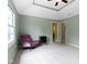 Light-filled bedroom features carpet floors, seating area, and neutral color palette at 7744 Preservation Dr, Indianapolis, IN 46278