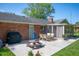 Patio with outdoor furniture and grill, perfect for entertaining in the backyard at 9104 W Lone Beech Dr, Muncie, IN 47304