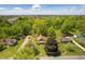 An aerial view of a charming home surrounded by lush greenery, showcasing the serene neighborhood at 102 N Whitcomb Ave, Indianapolis, IN 46224