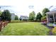Fenced-in backyard offers ample green space and landscaping for outdoor enjoyment and privacy at 12093 Ashland Dr, Fishers, IN 46037