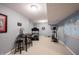 Basement with a small table, work out equipment, and neutral carpet at 12093 Ashland Dr, Fishers, IN 46037