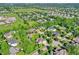 Residential neighborhood with well-maintained houses and lush green trees at 16316 Brookhollow Dr, Westfield, IN 46074