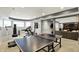 Basement game room includes ping pong table and exercise equipment at 16316 Brookhollow Dr, Westfield, IN 46074