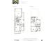 Floorplan of the house showing the layout of the 2-car garage, kitchen, bedrooms, and bathrooms at 17339 Newton Main St, Westfield, IN 46074
