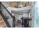 Spacious entryway featuring hardwood floors, staircase, and natural light at 2436 Gwinnett St, Carmel, IN 46032