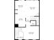 Detailed floor plan highlighting the kitchen, living room, and dining area layout at 2436 Gwinnett St, Carmel, IN 46032