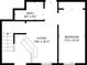 A clear, well-organized floor plan showcasing the layout of the home's upper level at 2436 Gwinnett St, Carmel, IN 46032