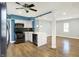 Spacious kitchen featuring stainless steel appliances, gray cabinetry, and modern finishes at 2936 N Gladstone Ave, Indianapolis, IN 46218
