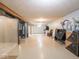 Spacious basement with tile floors, household furnishings, and mechanical equipment at 3538 Whalen Ave, Indianapolis, IN 46227