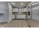Kitchen featuring stainless steel appliances and white cabinets at 521 Elmhurst Pl, Whiteland, IN 46184