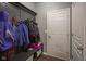 Mud room featuring hooks, bench, storage and lots of space at 5374 John Quincy Adams Ct, Plainfield, IN 46168