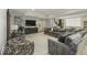 Finished basement with a TV, wet bar, and comfortable seating, perfect for entertaining at 7648 Killarney Dr, Indianapolis, IN 46217