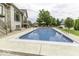 Beautiful in-ground pool with a large patio, perfect for outdoor relaxation and entertaining at 7648 Killarney Dr, Indianapolis, IN 46217
